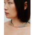 法国Gem Island天然石项链BLUE QUARTZ NECKLACE