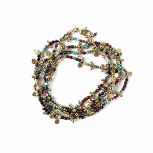 法国Room Service天然石多圈手链INDIRA Bracelet