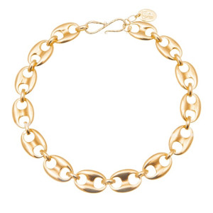 法国Sylvia Toledano金色猪鼻子项链Collier Neo