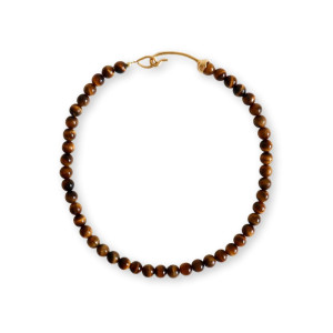法国Gem Island天然石项链EYE OF TIGER NECKLACE