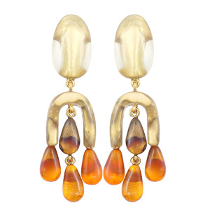 法国Denaive树脂耳环Benedicte earrings