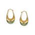 法国Gem Island葡萄石耳钩PREHNITE EARRINGS