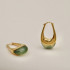 法国Gem Island葡萄石耳钩PREHNITE EARRINGS