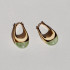 法国Gem Island葡萄石耳钩PREHNITE EARRINGS
