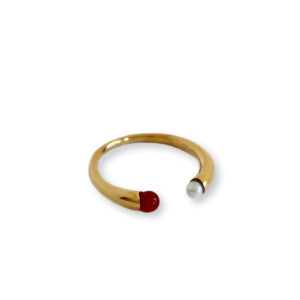 法国Gem Island珍珠开口戒指TERESA RING